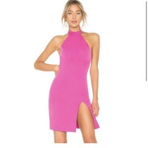 NWT Revolve NBD Sugar Pine Bodycon Dress Hot Pink Fuschia Size XS